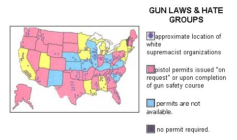 Diagram 3: Gun laws and hate groups.
